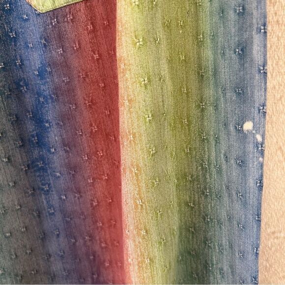 Multicolor Wide Leg Pants - Picture 8 of 16